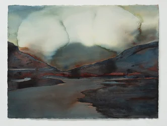 Fjord 1, 2025 (akvarell)