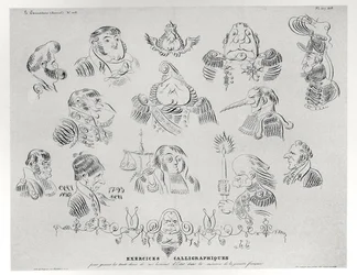 Kalligrafiska övningar, 1832
