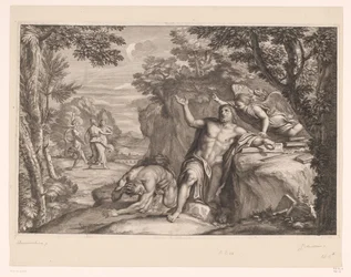 Frestelse av Hieronymus i öknen
