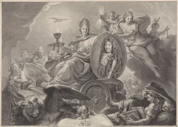 Allegoriskt porträtt av Ludvig XIV, kung av Frankrike