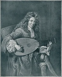 Charles Mouton, c1626-1710. Fransk lutenist och lutkompositör, 1909