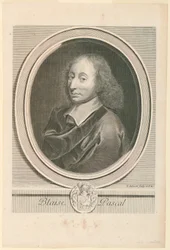 Porträtt av Blaise Pascal (1623-1662)