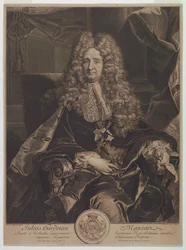 Porträtt av Jules-Hardouin Mansart (1646-1708)
