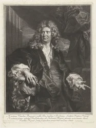 Porträtt av Martin Desjardins Martinus Vanden Baugart (titel på objekt)