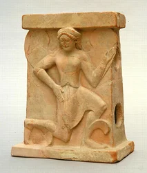 Altar av keramik med Iris, ca 500 f.Kr. (keramik)