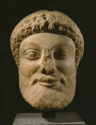 Chef för Dionysos, Attika, ca 480-460 f.Kr. (marmor)