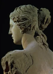Venus de Milo, detalj på baksidan av huvudet, hellenistisk period, ca 100 f.Kr. marmor för framifrån se 14152