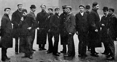 Arméns råa rekryter, 1895