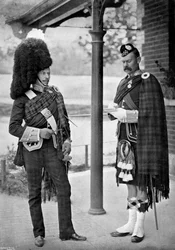 Översten för 1:a bataljonen Argyll och Sutherland Highlanders, 1896