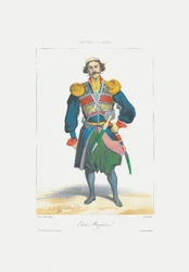 Prince of Megrelia Från: Scener, landskap, seder och dräkter i Kaukasus, 1840