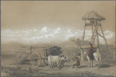 Kosackfortet i Kaukasus, 1846