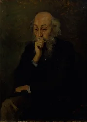 Porträtt av konstnären Nikolai Ge 1831-1894