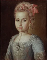 Porträtt av Anna Lermontova, 1776