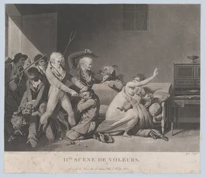 Andra tjuvscenen, ca. 1805.