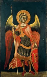 Ängel av Guariento (aktiv 1338-1367 eller 1370), tempera på panel, cirka 1354