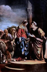 Guercino - Besöket. Besökaren, 1632