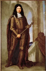 Kejsar Leopold I i sin gyllene bröllopskuirass