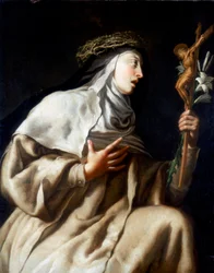 St Teresa av Avila före korset, c1621-1663