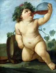 Drickande Bacchus Boy, c.1623.