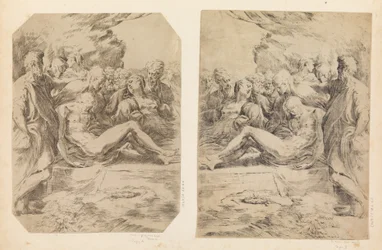 Gravsättning, ca. 1595-1600.