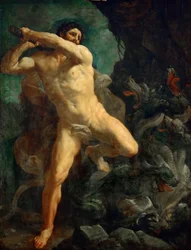 Herkules dödar Lernas Hydra, 1620-1621.