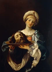 Salome med Johannes Döparens huvud, cirka 1638