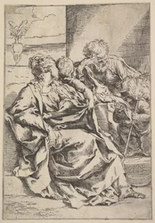 Den heliga familjen, ca. 1595-1600.