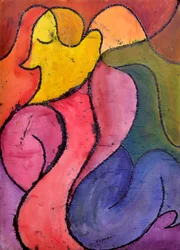 All My Loving, 2014 (akryl på papper)