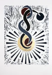 Inverted Ballerina Nº2, 2019 (linosnitt)