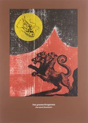 Om stora händelser,Så talade Zarathustra, 2025 (träsnitt och silkscreen)