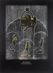 The Dancing Song, Så talade Zarathustra, 2024 (träsnitt och silkscreen)