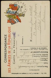Autografvykort till Jean Mollet, 31 juli 1915