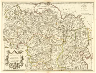 1706 års karta - Karta över Tartariet