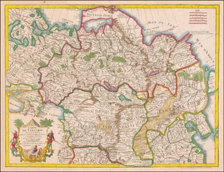 1766 map - Karta över Tartariet ritad på grundval av relationer