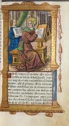 Tryckt timbok (Roms bruk): fol. 19r, Matteus