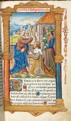 Tryckt timbok Användning av Rom: fol. 65r, David och Samuel, 1510.