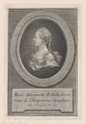 Marie Antoinette, prinsessa, 1770.