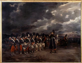 Un drums de la Garde Imperiale - Målning av Guillaume Regamey (1837-1875)