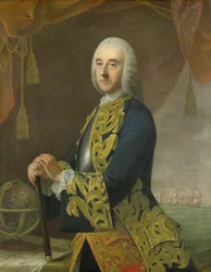Porträtt av viceamiral Hendrik Lijnslager