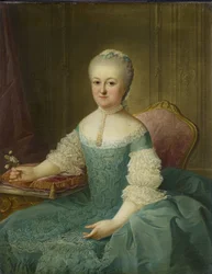 Porträtt av en dam från familjen van de Poll, möjligen Anna Maria Dedel, fru till Jan van de Poll
