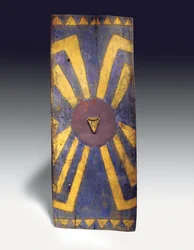 Rektangulär New Guinea Highlands sköld (trä)