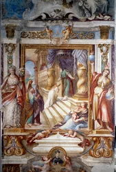 Presentation av Maria vid templet (fresko