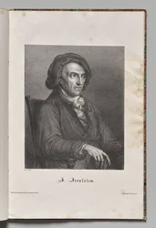 Tysklands berömda författare: Porträtt av Johann Friedrich Wilhelm Jerusalem