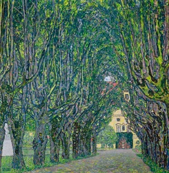 Avenue i Kammer Castle Park, 1912