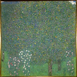 Rosor under träden. 1918 (målning på duk)
