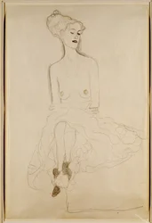 Sittande kvinna, 1908