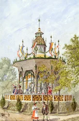Gåvotemplet vid Schützenfest i Wien 1898
