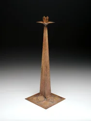 Ljusstake, ca 1907 (koppar)