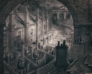 Slumterrasser, av Gustave Doré