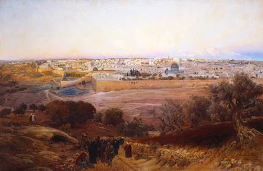 Jerusalem från Oljeberget, 1902